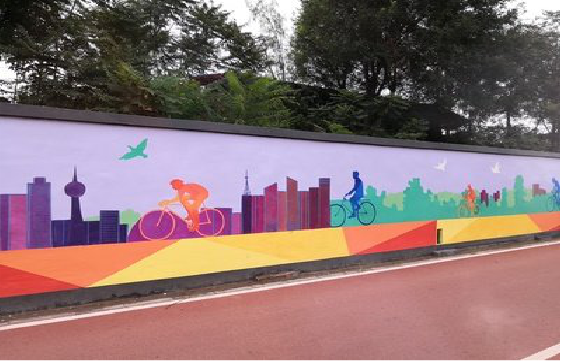 石阡墙体彩绘-围墙