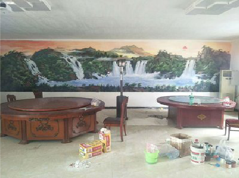 石阡墙绘-写实风景