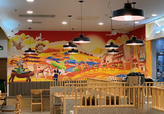 石阡商业空间彩绘介绍。